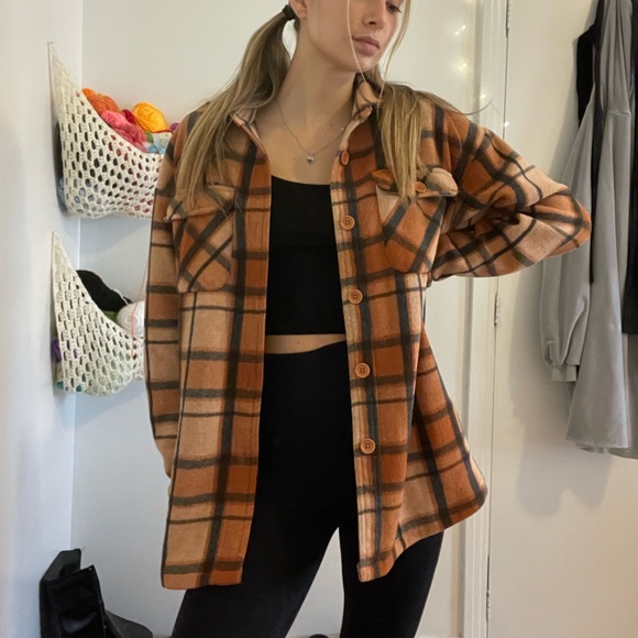 Orange checkered vest - Picture 2 of 3